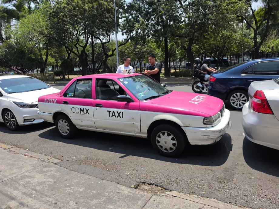 Offizielles Taxi in CDMX