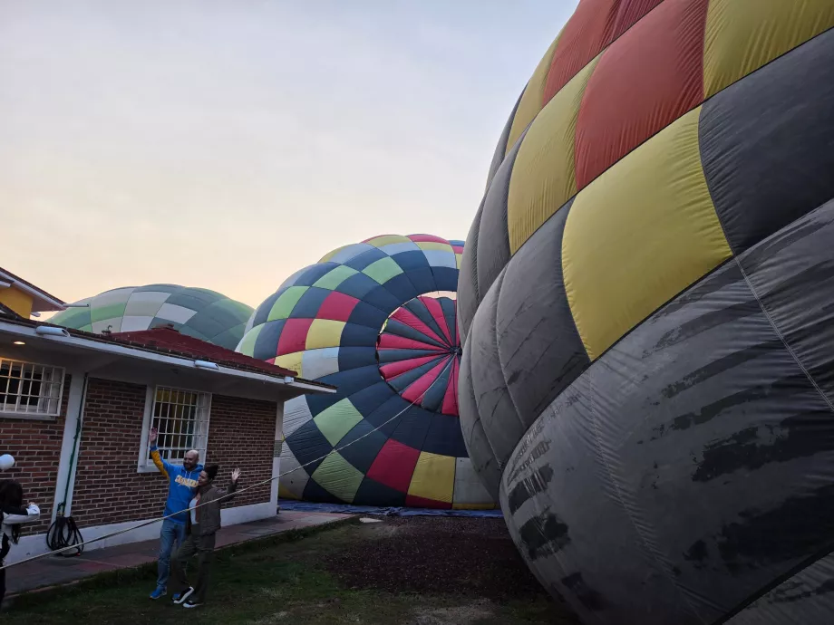 Ballon Vorbereitung
