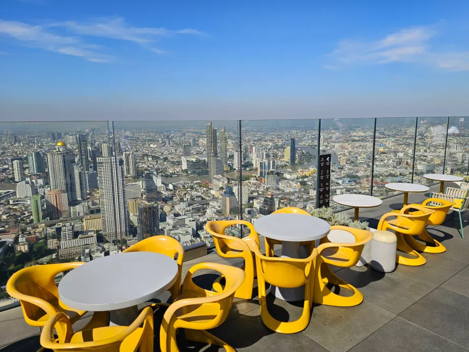 King Power Mahanakhon - Blick von der Dachterrasse