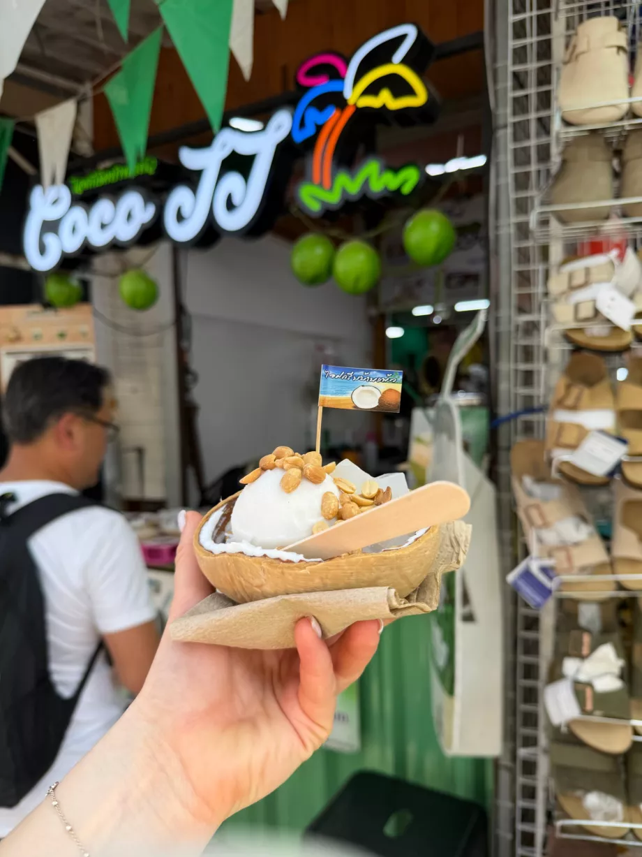 Unser Eis auf dem Chatuchak-Markt