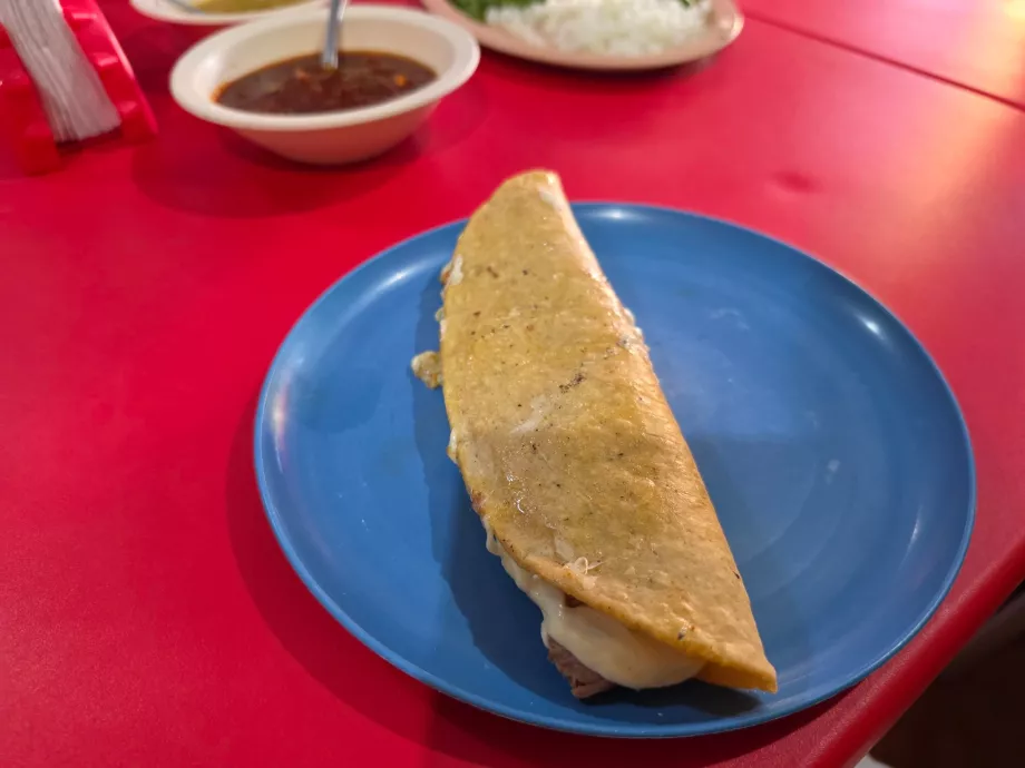 Halt für Tacos Barbacoa