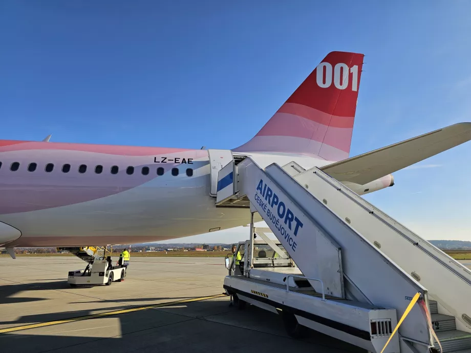 Boarding, Flughafen České Budějovice
