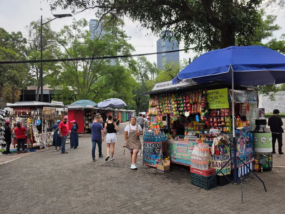 Bosque de Chapultepec, Stände