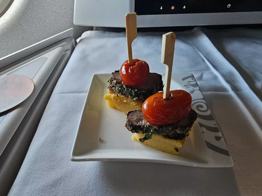 Canapés vor der Vorspeise