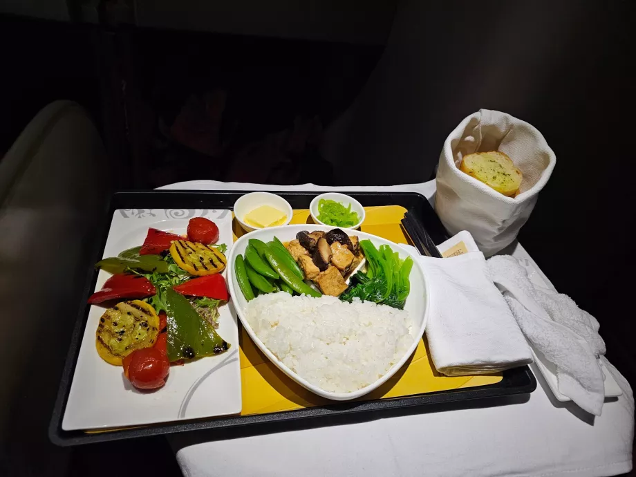 Vegetarische Variante des Hauptgerichtes