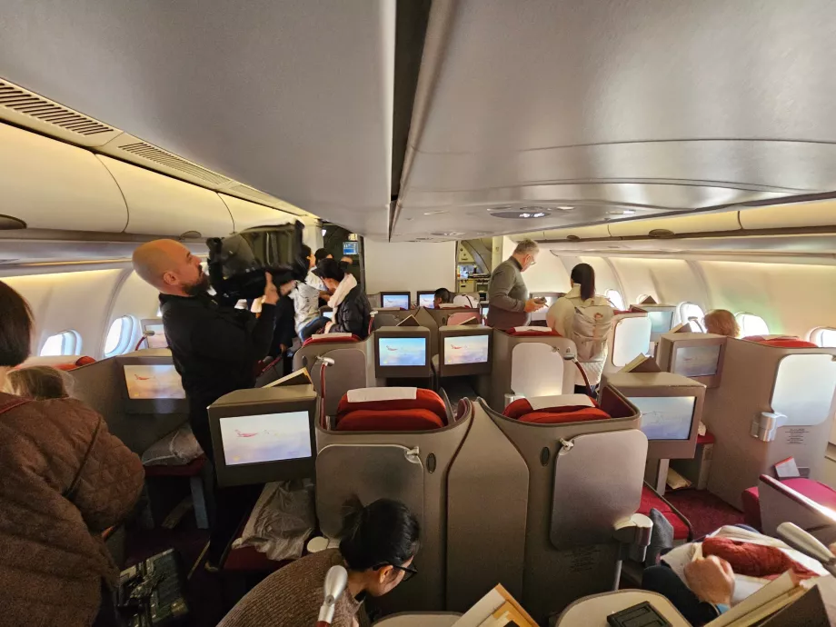 Business-Class-Kabine