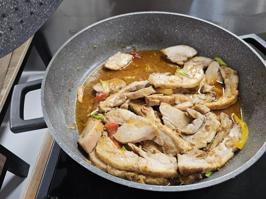 Schweinefleisch - Mittagsmenü