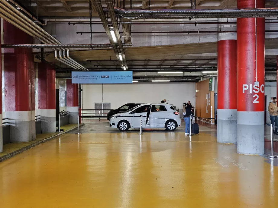 Abholstelle, Uber und Bolt