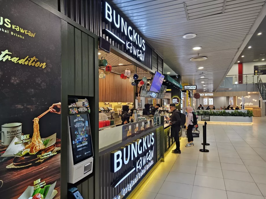 Lokales Fast Food, öffentlicher Bereich