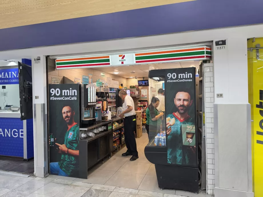 7-Eleven in der Ankunftshalle