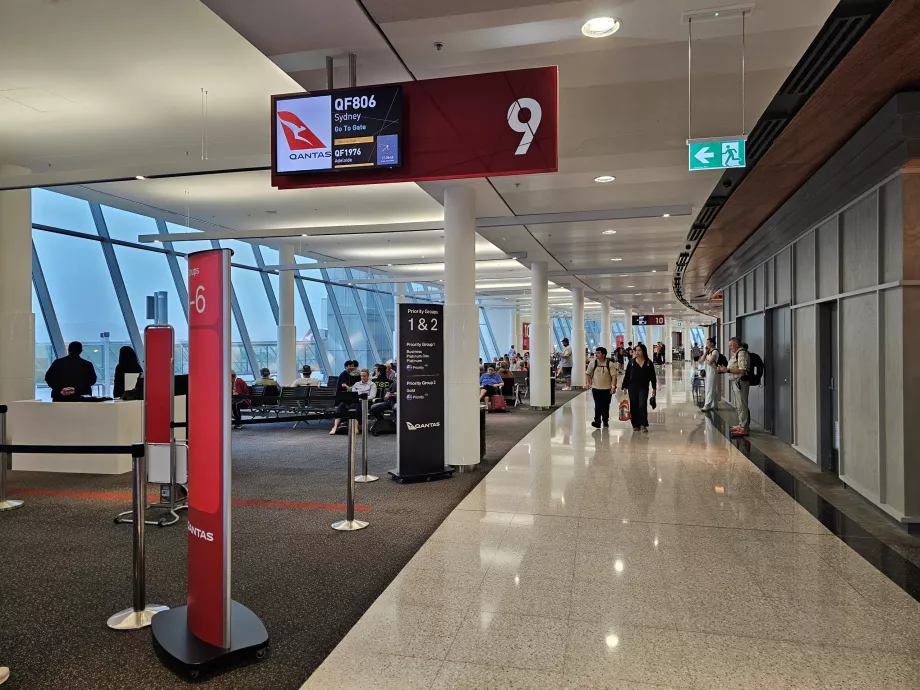 Abflugtore, Flughafen Canberra