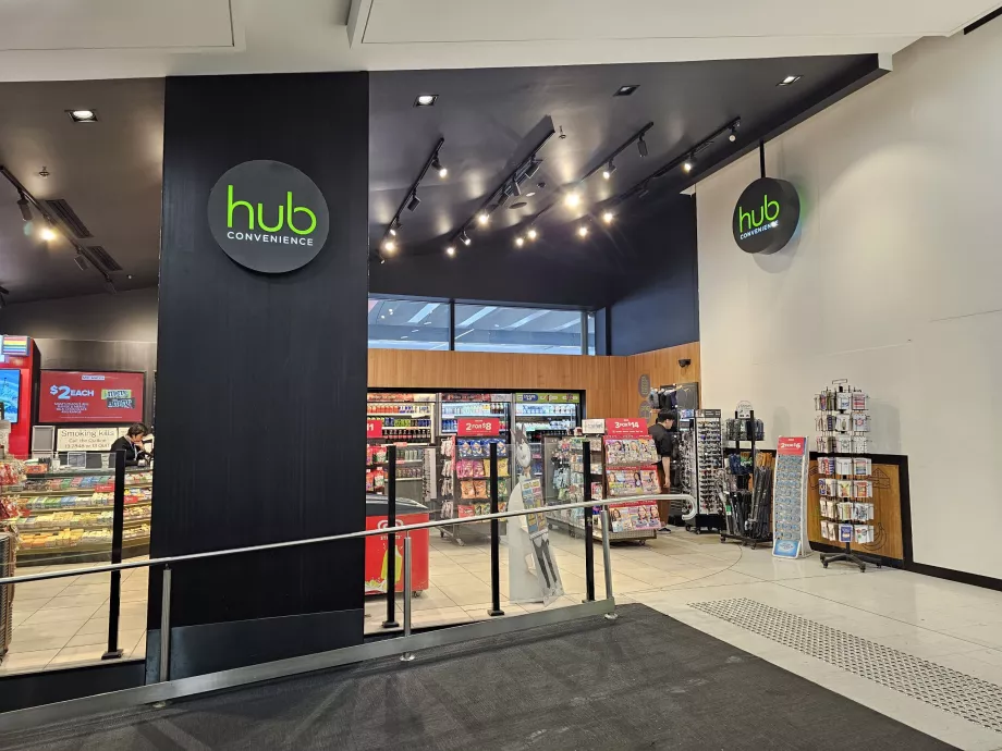 Minimarkt im öffentlichen Bereich, Terminal 2
