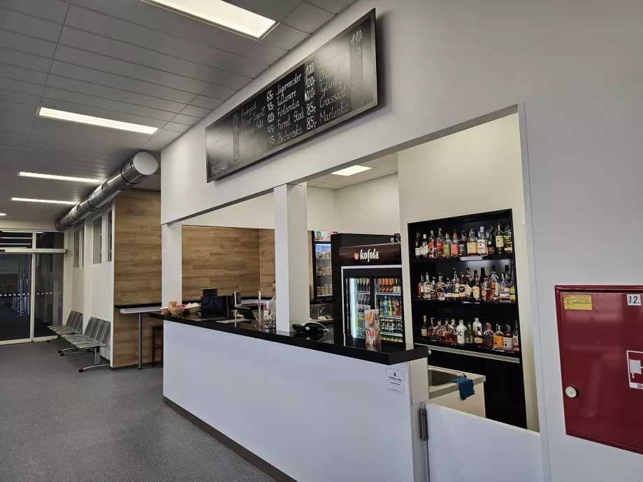 Bar nach der Sicherheitskontrolle