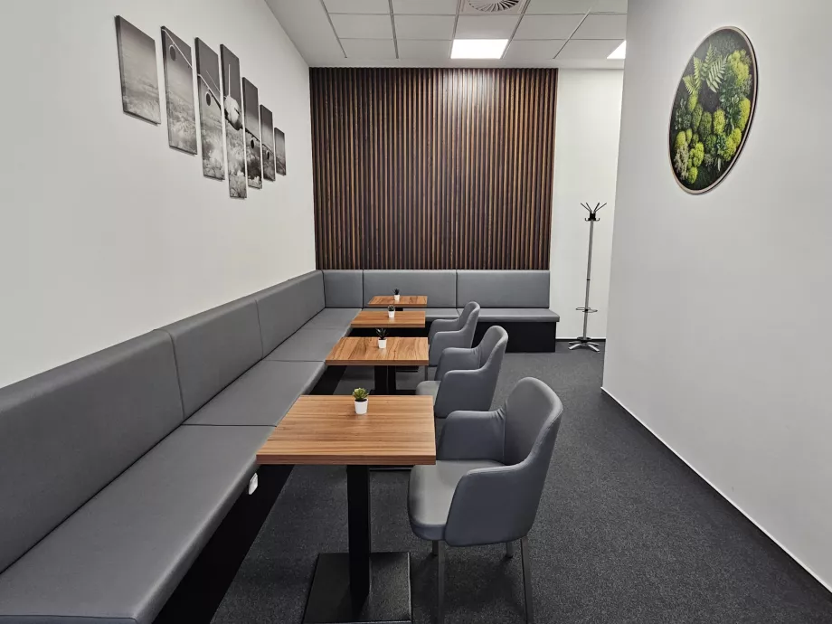 Ruhiger Teil der Lounge