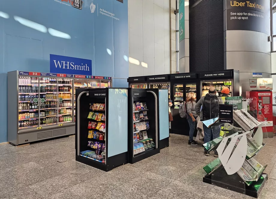 WHSmith in der Ankunftshalle