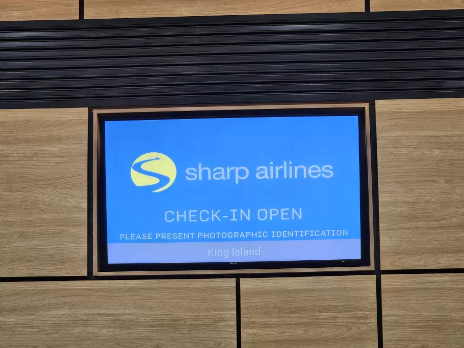 Check-in am Flughafen