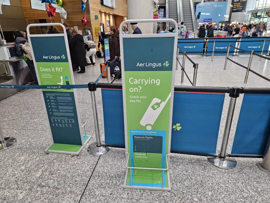 Vorlage für Handgepäck