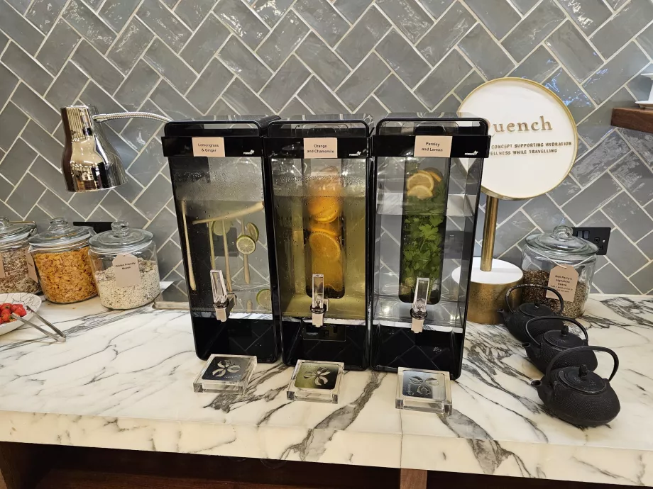 Aufgegossenes Wasser