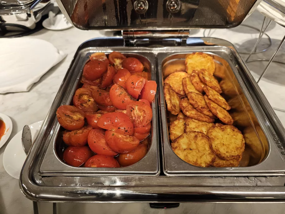 Frühstücksangebot - warme Mahlzeiten