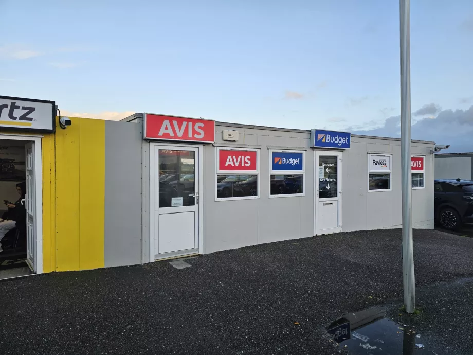 Schalter für Autovermietungen