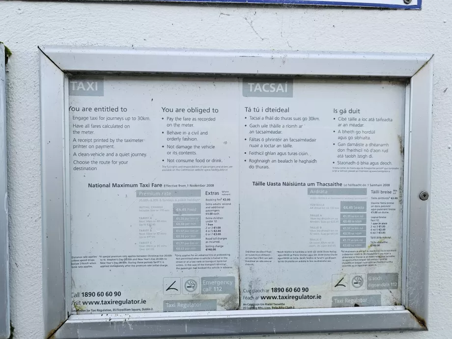 Taxipreise im Jahr 2025