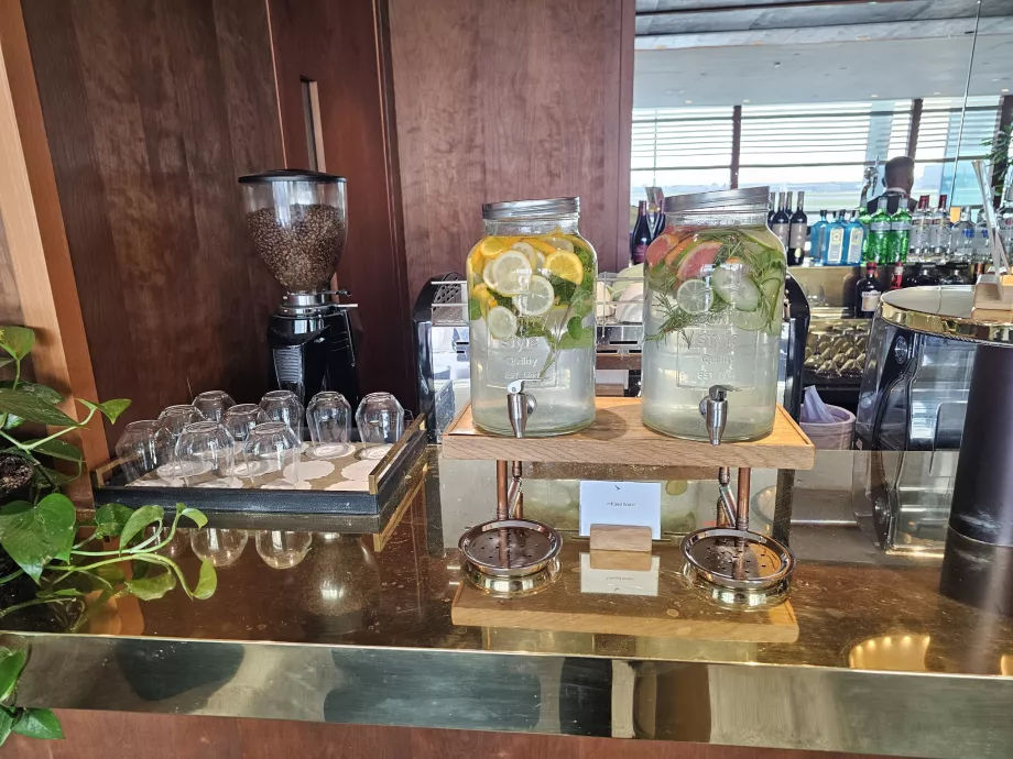 Aufgegossenes Wasser