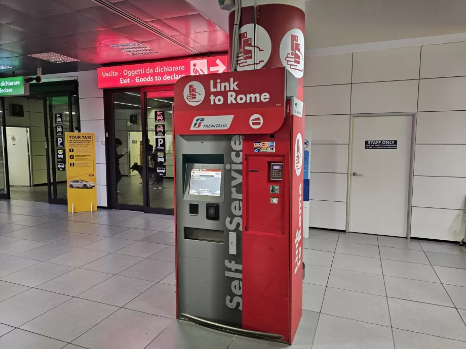 Trenitalia AirLink Fahrkartenautomat