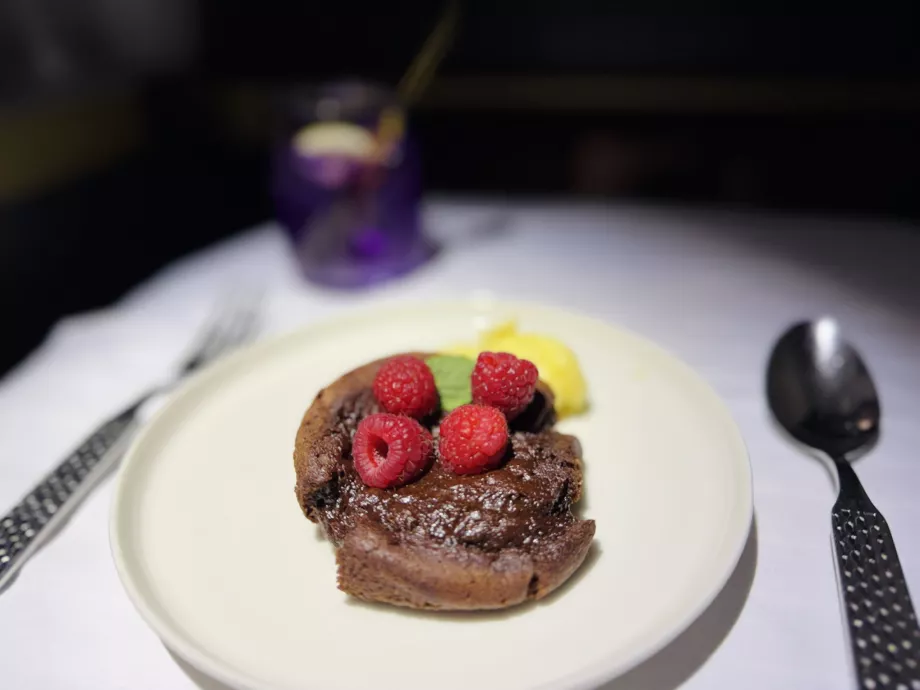 Fondant aus Schokolade und Karamell