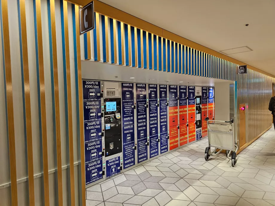 Schließfächer für die Gepäckaufbewahrung