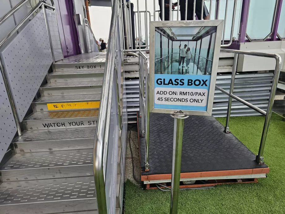 Eintritt in die Glasbox