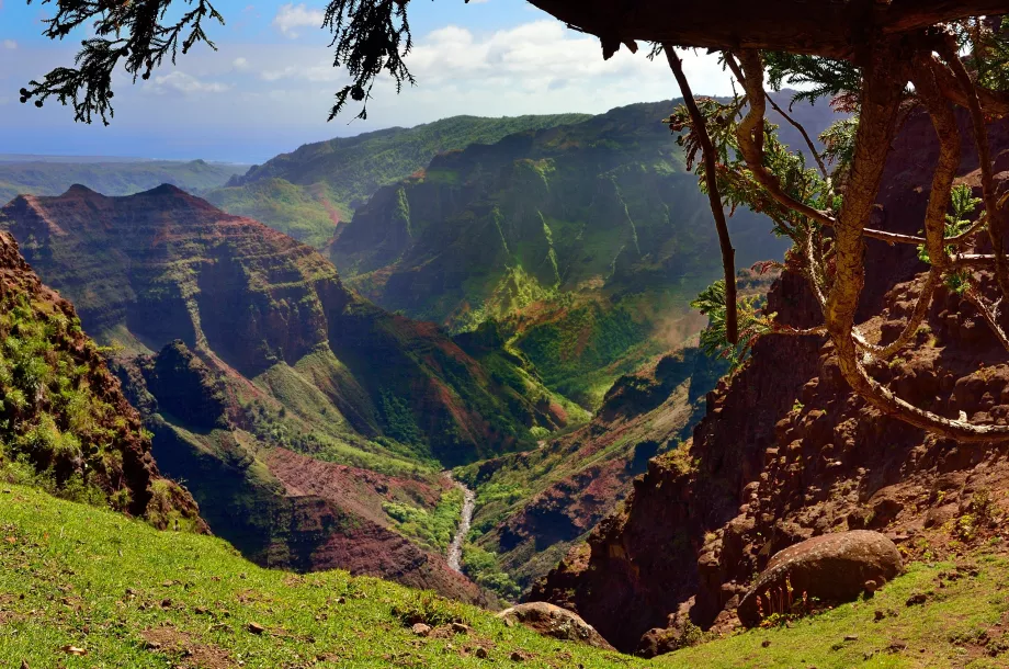 Blick auf den Waimea Canyon