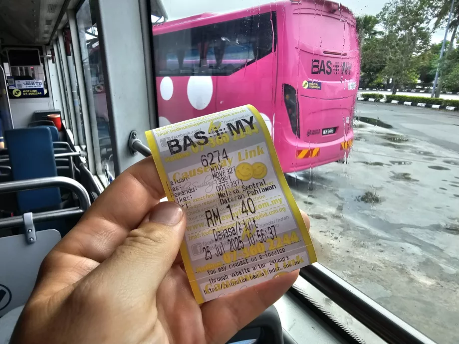 Fahrkarte für öffentliche Verkehrsmittel