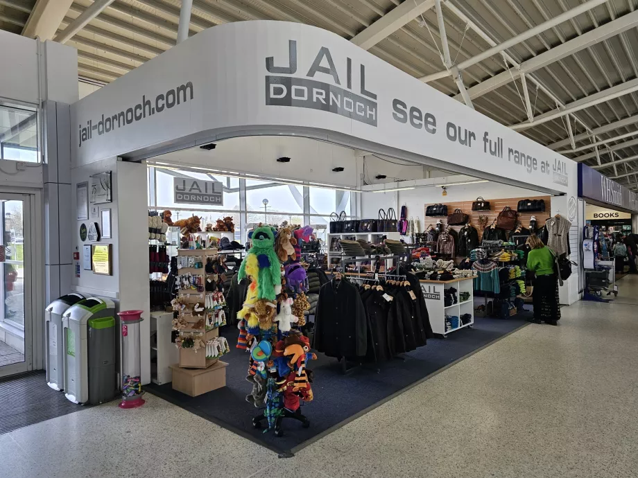 Souvenirladen, öffentlicher Teil