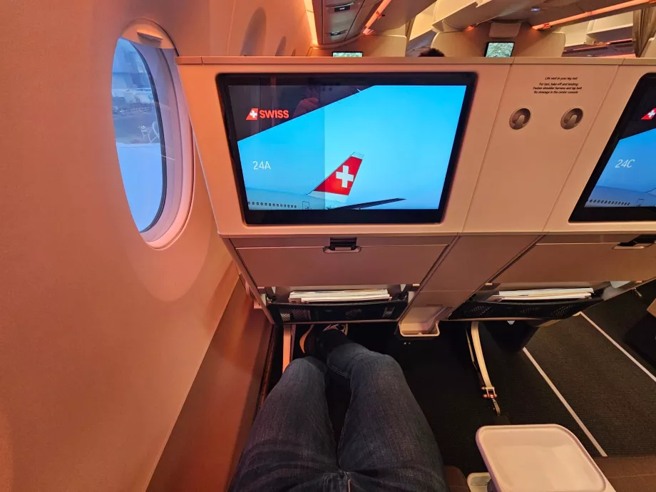 Beinfreiheit und Bildschirm