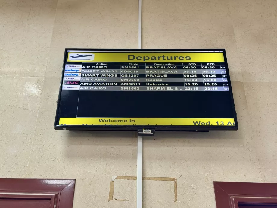 Abflüge vom Flughafen Marsa Matruh MUH
