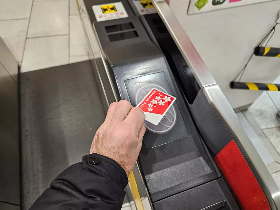 Bezahlung des Fahrpreises mit IC-Karte