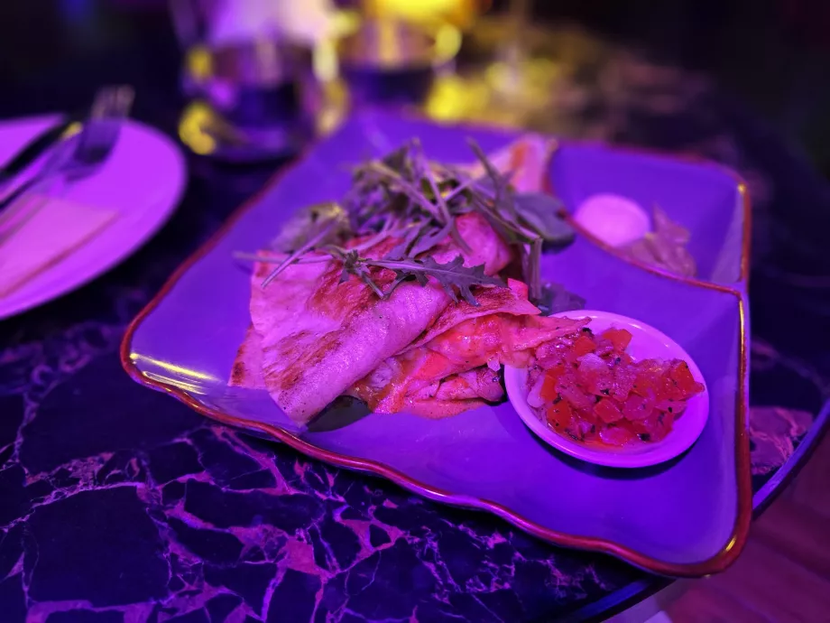 Quesadilla in der Bar