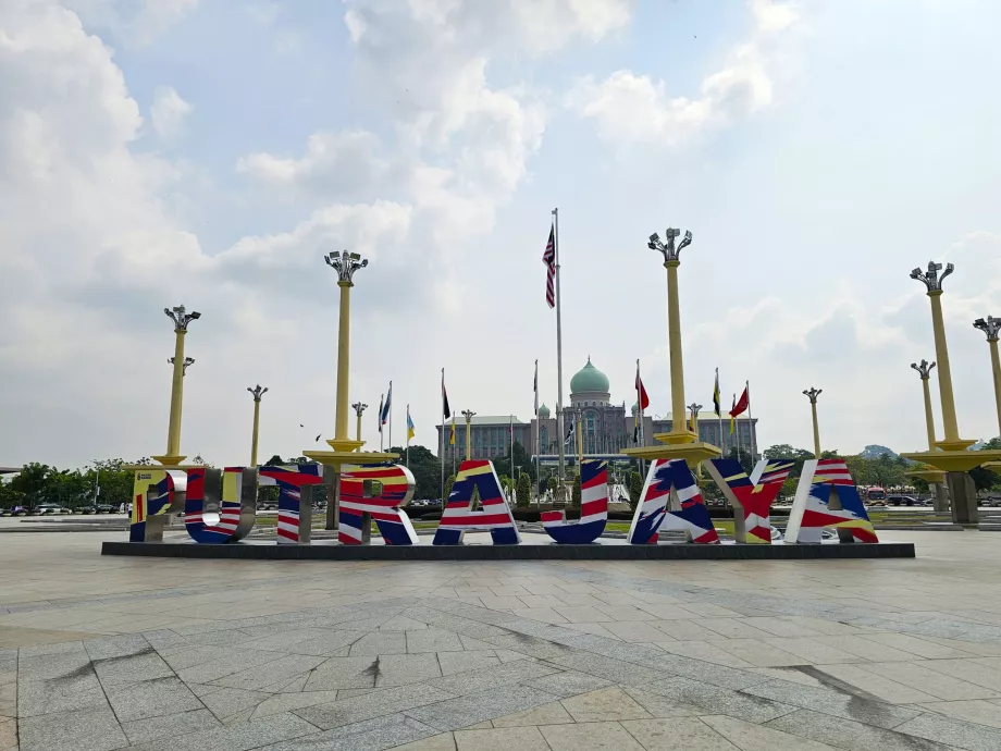 Putrajaya-Aufschrift