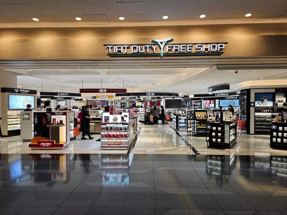 Geschäfte in der Transitzone des Terminals 3