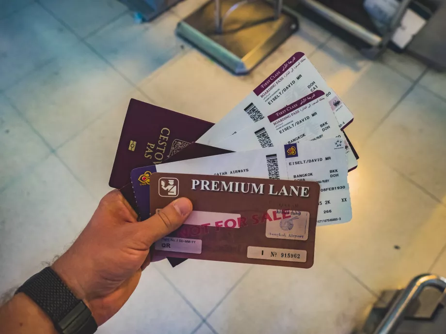 Name auf der Fahrkarte