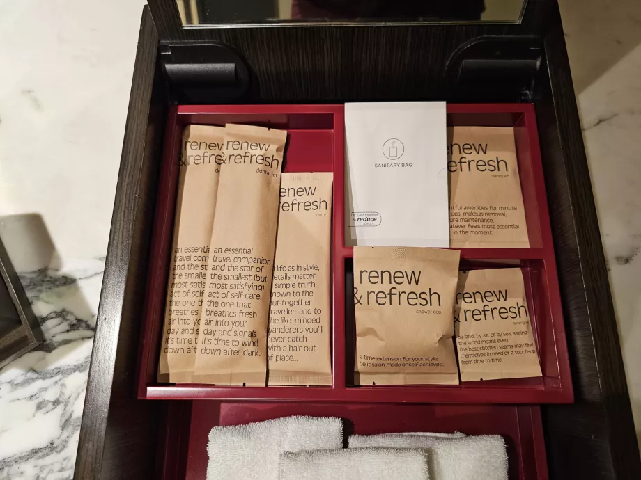 Amenity Kit im Badezimmer