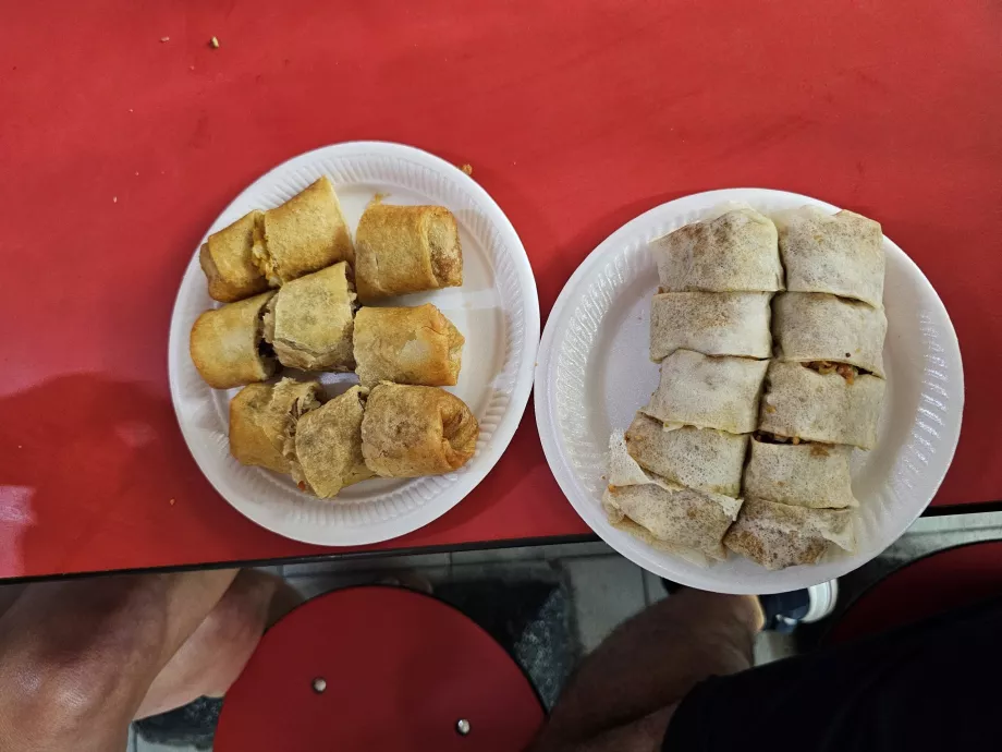 Chinatown Complex Food Centre, Brötchen und Popiah