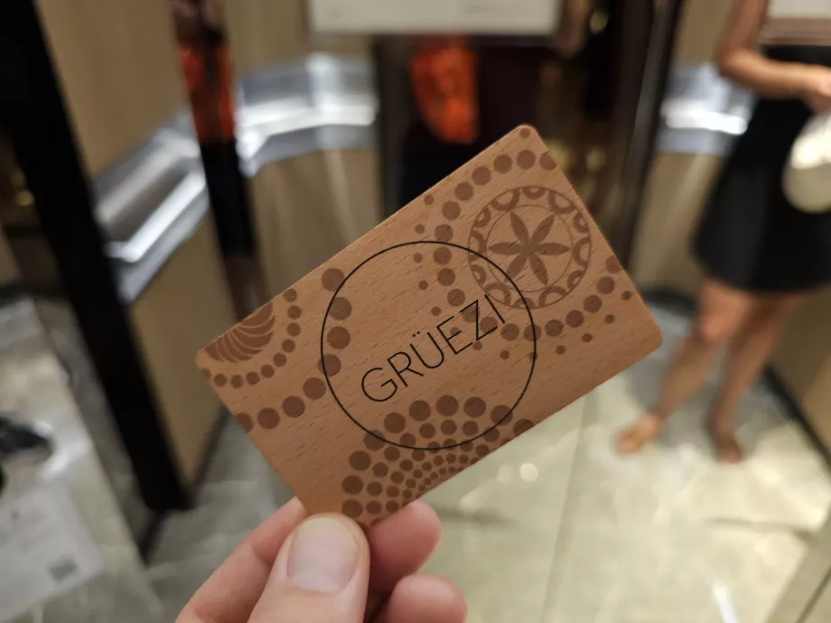 Traditionelle swissotel-Karte