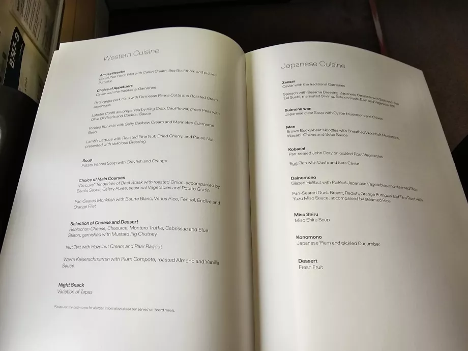 Hauptservice - Vorspeise, Hauptgericht, Nachspeise