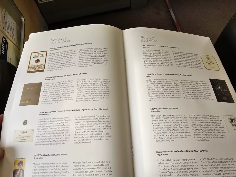 Weinkarte