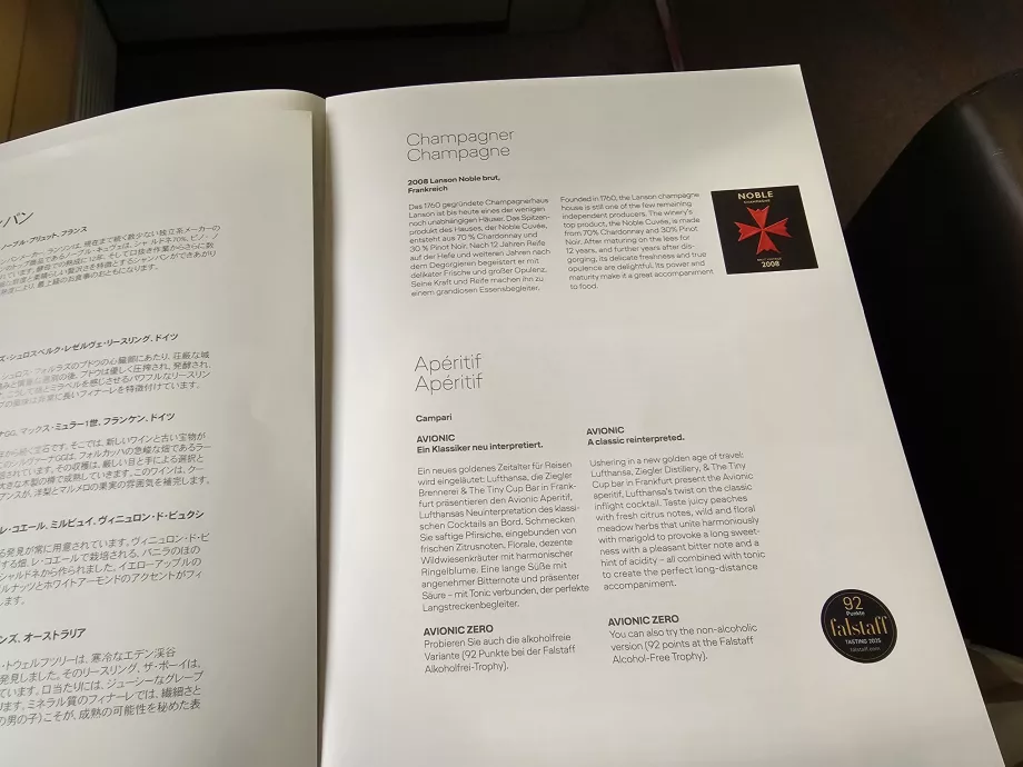 Champagner und Cocktails