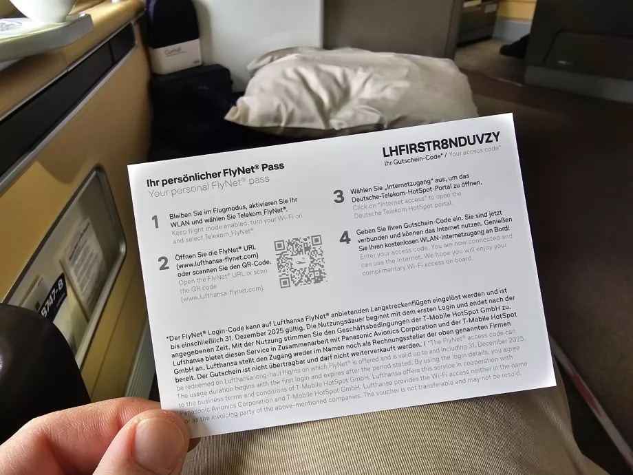 Code für kostenlosen Internetzugang