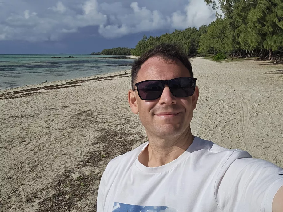 Ich auf der Ile aux Cerfs