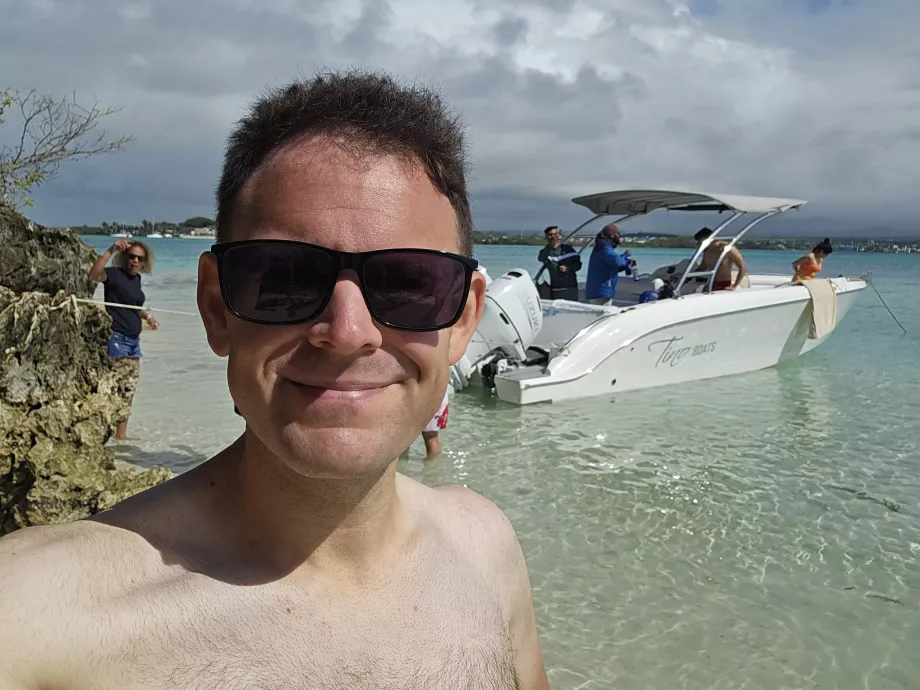 Ich auf der Ile aux Aigrettes