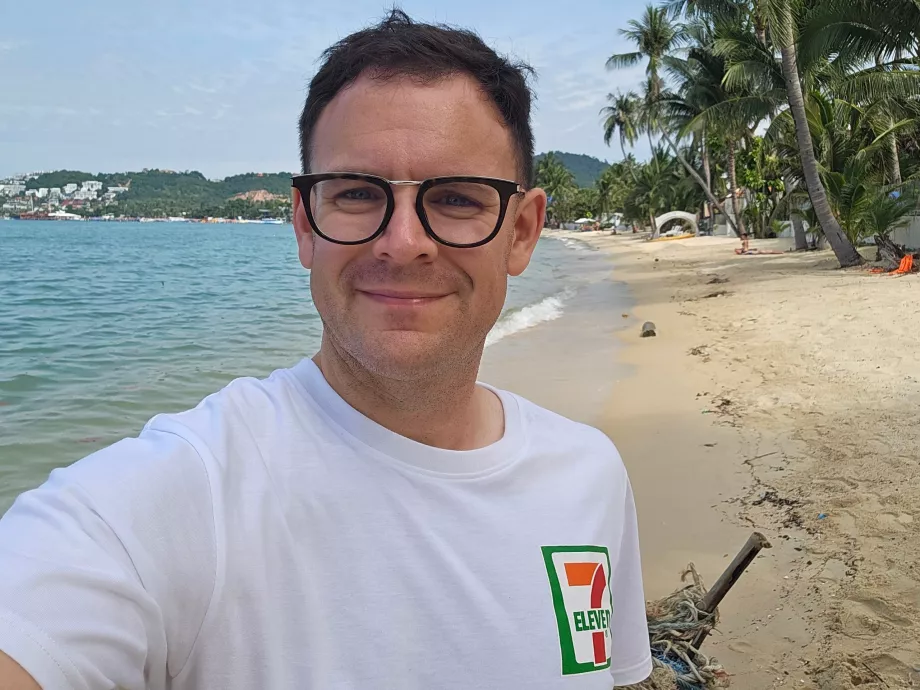 Ich am Bangrak-Strand